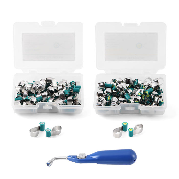 Dental Matrix Bands Stainless steel Double-Side Contoured Anatomically Shaped 0.038mm/ 0.03mm - azdentall.com