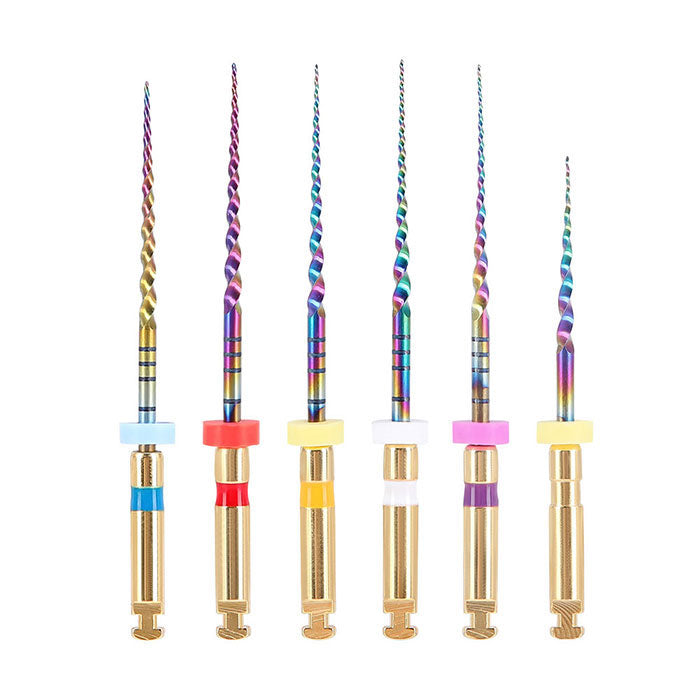 Dental Engine Rotary Files Endo NiTi Thermal Activation Rainbow Files ...