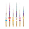 Dental Engine Rotary Files Endo NiTi Thermal Activation Rainbow Files 25mm 6pcs/Pack - azdentall.com