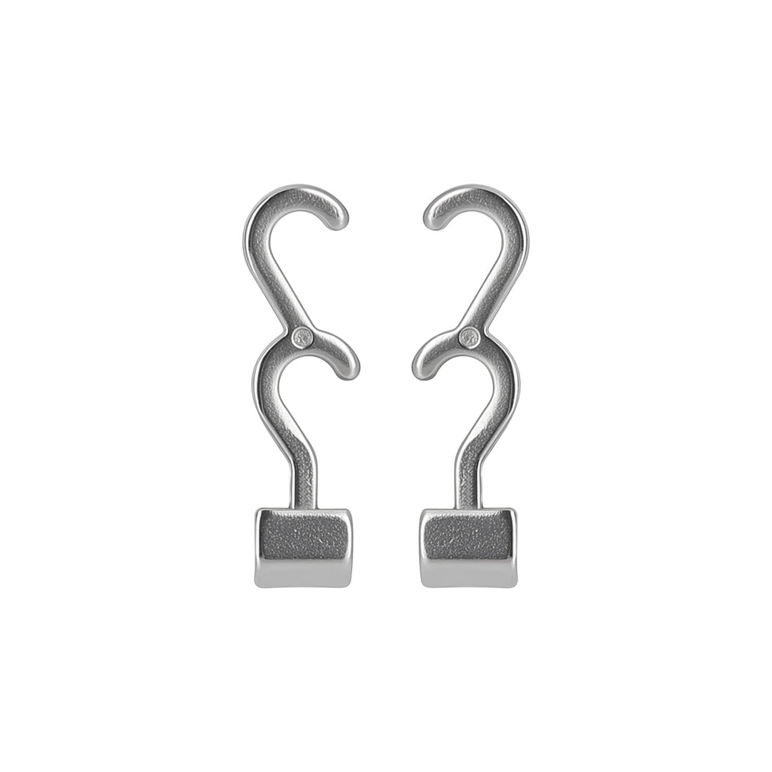Dental Crimpable Hooks Double Long Left/ Right 7mm 10pcs/Bag - azdentall.com