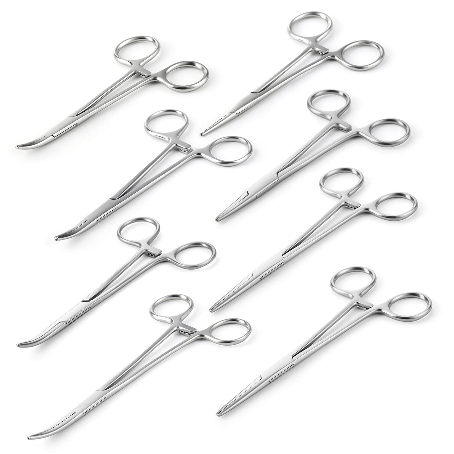 Dental Surgical Stainless Steel Hemostatic Forceps Curved/Straight Tip - azdentall.com