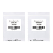 Dental Crimpable Hooks Double Long Left/ Right 7mm 10pcs/Bag - azdentall.com