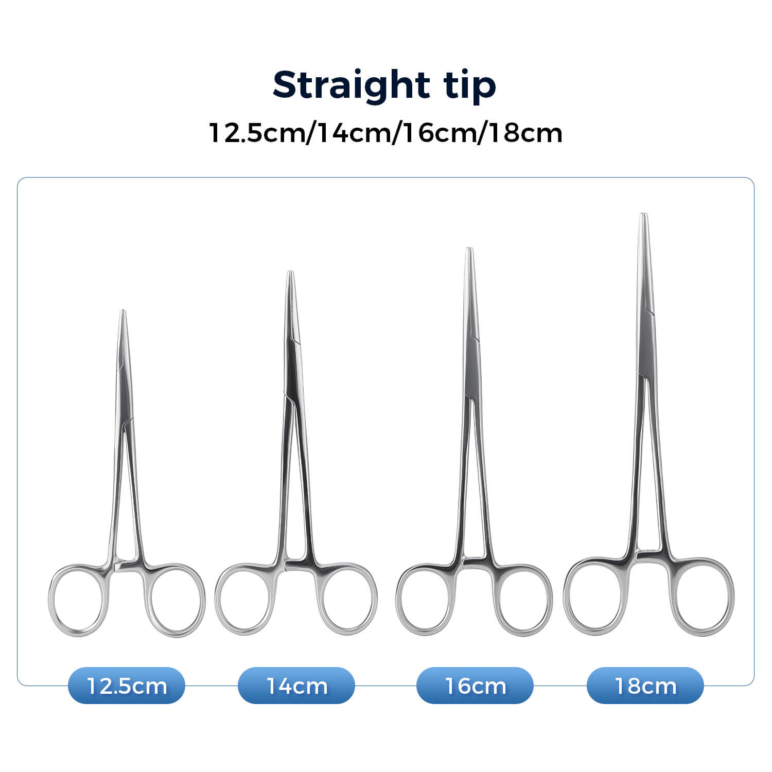Dental Surgical Stainless Steel Hemostatic Forceps Curved/Straight Tip - azdentall.com