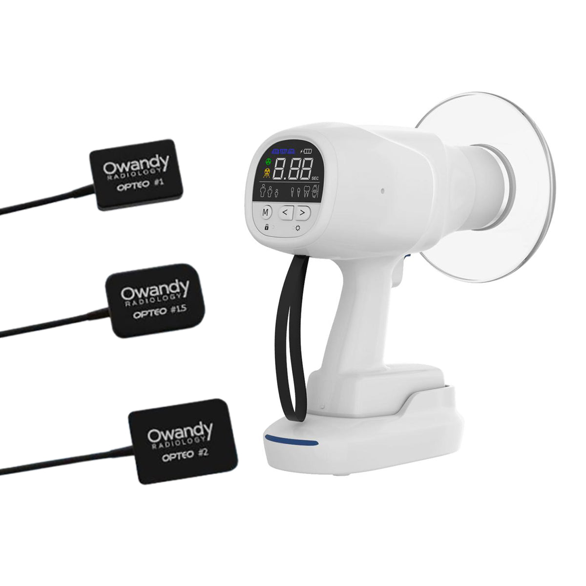 Owandy RX Portable X-Ray Machine with OPTEO Digital Intraoral Sensor Size #1 #1.5 #2 - azdentall.com