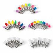 AZDENT Dental Screw Prophy Brushes RA 2.35mm Flat/Bowl/Tapered Soft/Hard 100pcs/Box - azdentall.com