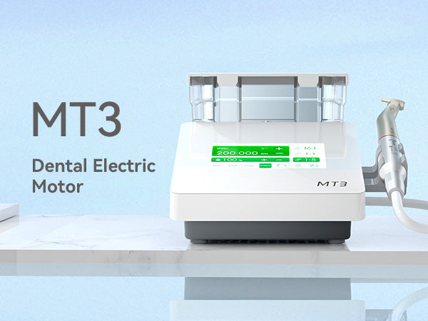 Woodpecker Dental MT3 Electric Motor Brushless with 1:5 Contra Angle & Water Supply System - azdentall.com