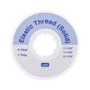 Dental Ortho Elastic Thread Traction Ligature Power Tube Orthodontic Solid Clear 0.030 - azdentall.com