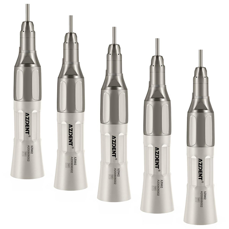 5pcs AZDENT 1:1 Low Speed Straight Nose Cone Handpiece With External Water Spray - azdentall.com