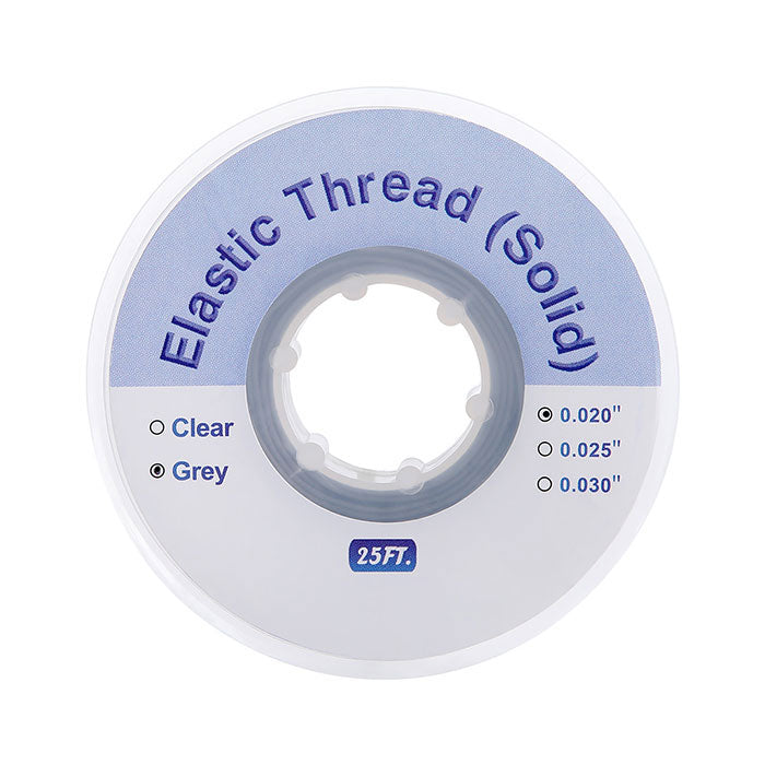 Dental Ortho Elastic Thread Traction Ligature Power Tube Orthodontic Solid Grey 0.020 - azdentall.com