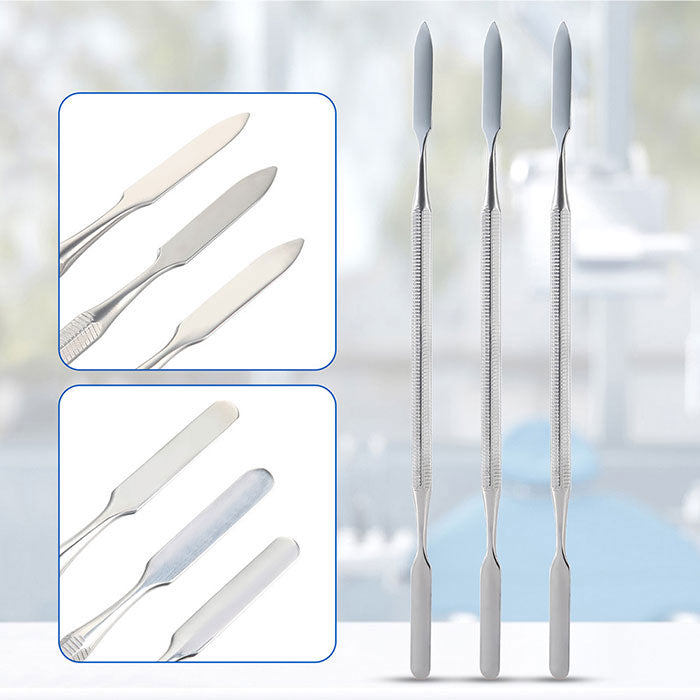 Dental Stainless Steel Mixing Spatula Tool Non-Slip Handle Mixing Stick Color Tools - azdentall.com