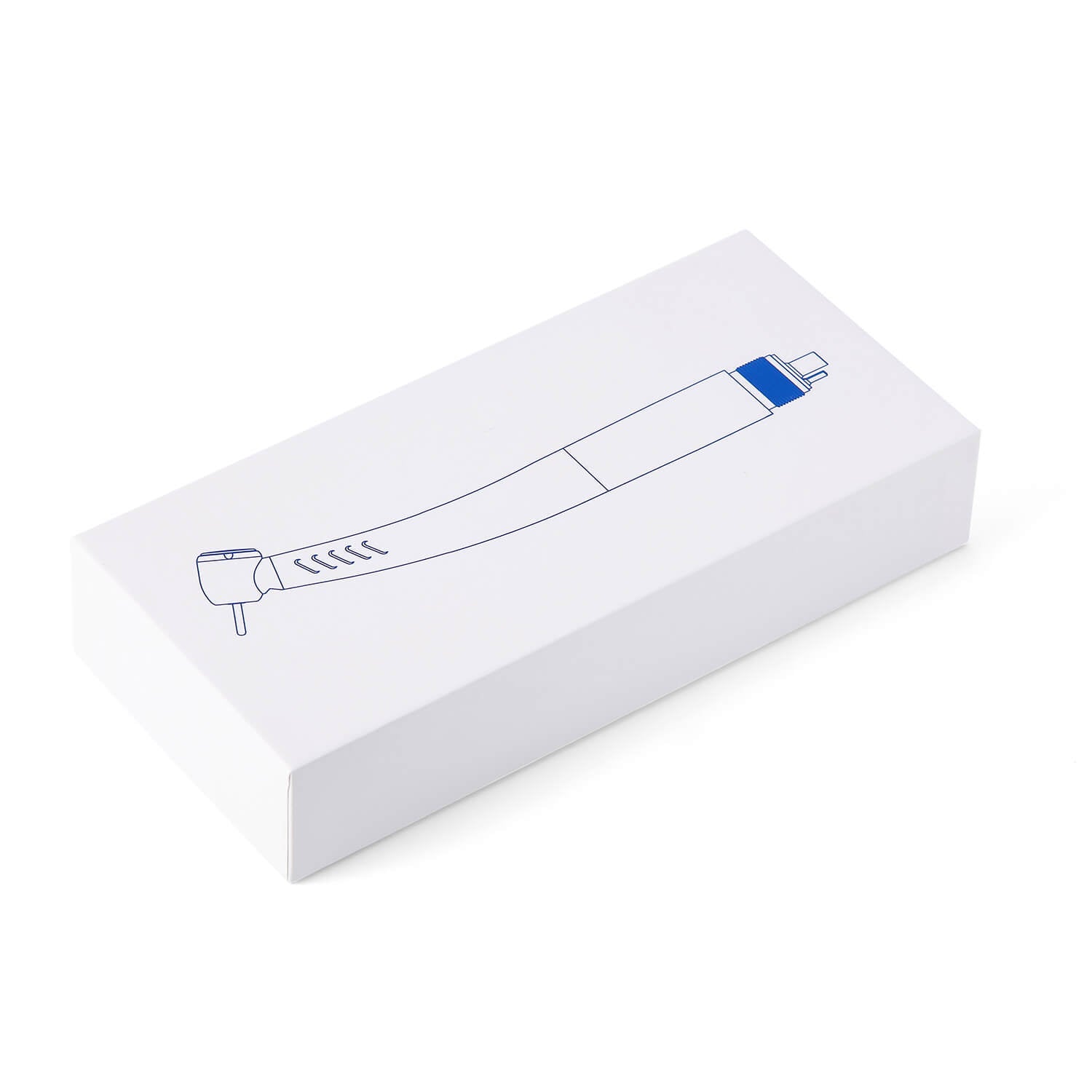 AZDENT Dental 45 Degree LED High Speed Handpiece E-generator Standard Head Push Button 4 Hole - azdentall.com