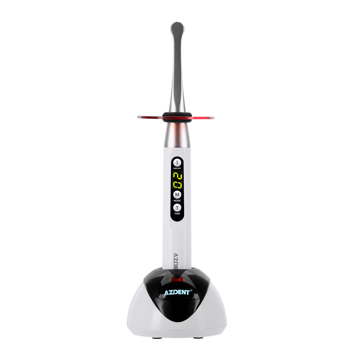 AZDENT Dental LED Curing Light Wireless 2200mW/cm² 1 Sec Curing 3 Modes - azdentall.com