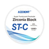 AZDENT Dental ST-C Pre-Shade Zirconia Block Disc High Translucency 98mm - azdentall.com