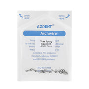 AZDENT Dental Orthodontic Accessory Closed Coil Spring 0.012 3mm 10pcs/Bag - azdentall.com