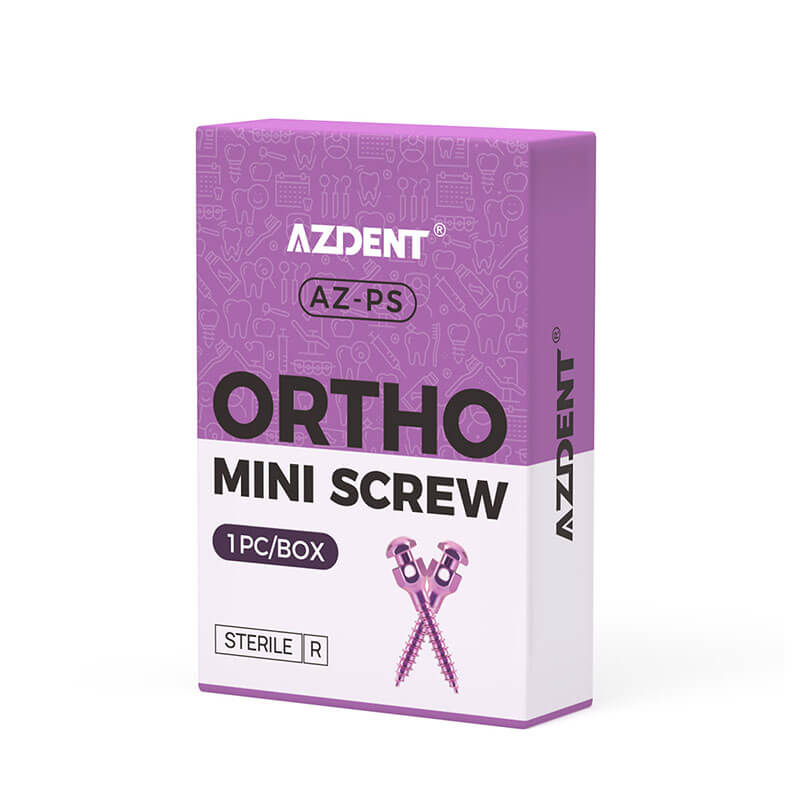 AZDENT Dental Orthodontic Mini Screws Micro Implants AZ-PS Sterile 1pc/Pack - azdentall.com
