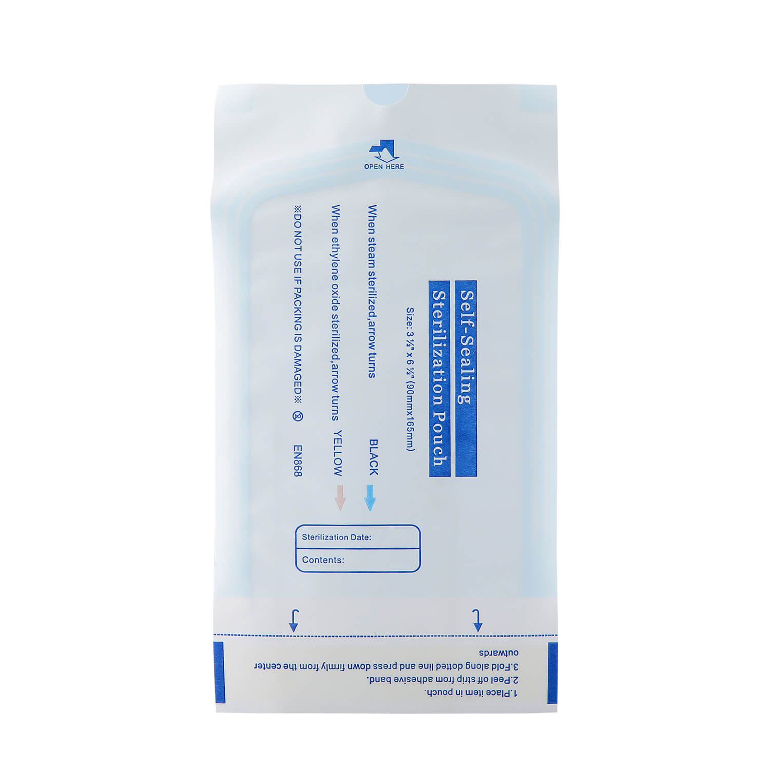 Dental Self-Sealing Sterilization Pouch 3.5”x6.5” 200pcs/Box - azdentall.com