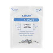 AZDENT Dental Orthodontic Accessory Closed Coil Spring 0.012 4mm 10pcs/Bag - azdentall.com