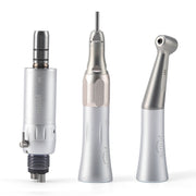 Jinme M1-L Low Speed Handpiece Kit 1:1 External Water Spray 4 Hole Contra Angle Straight Handpiece & Air Motor - azdentall.com