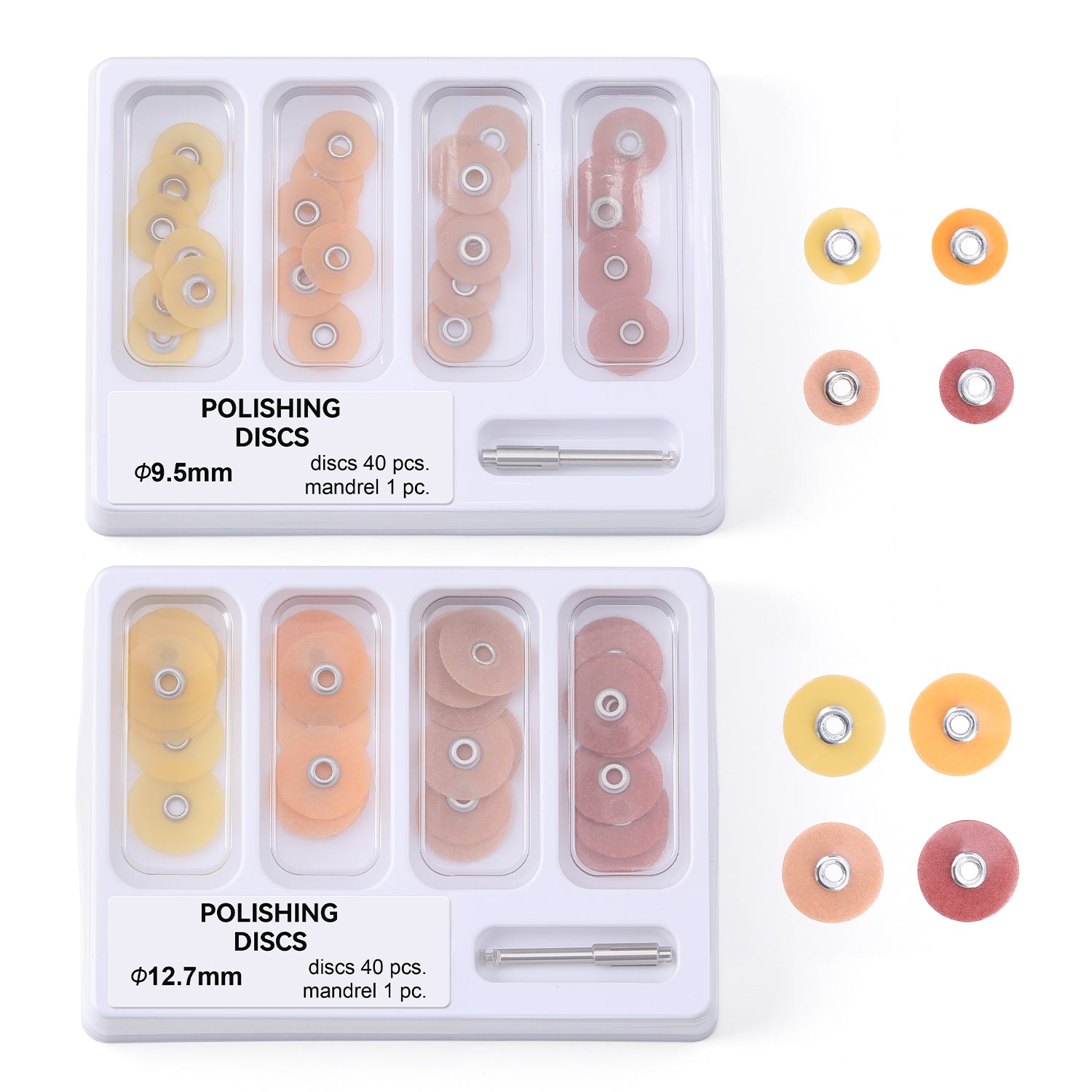 Dental Finishing & Polishing Discs 1/2" or 3/8" Coarse Medium Fine Superfine & Mandrel CA 2.35mm - azdentall.com