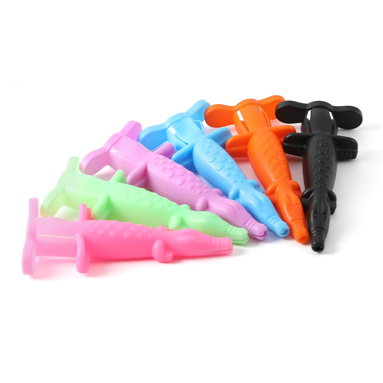 Dental Surgical Injector Alligator Syringe Sleeves Crocodile Shaped 5pcs/Bag - azdentall.com
