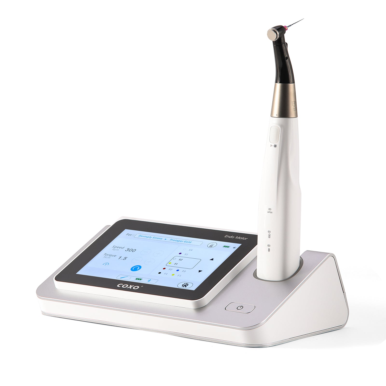 COXO Wireless Endo Motor with Apex Locator 5" Colorful Screen Built-in LED Light #C-SMART-I PILOT - azdentall.com