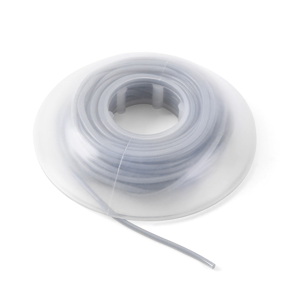 Transparent Tooth Wire Dental Orthodontic Elastic Archwire Sleeve Tubing Clear/Gray 5 meters/