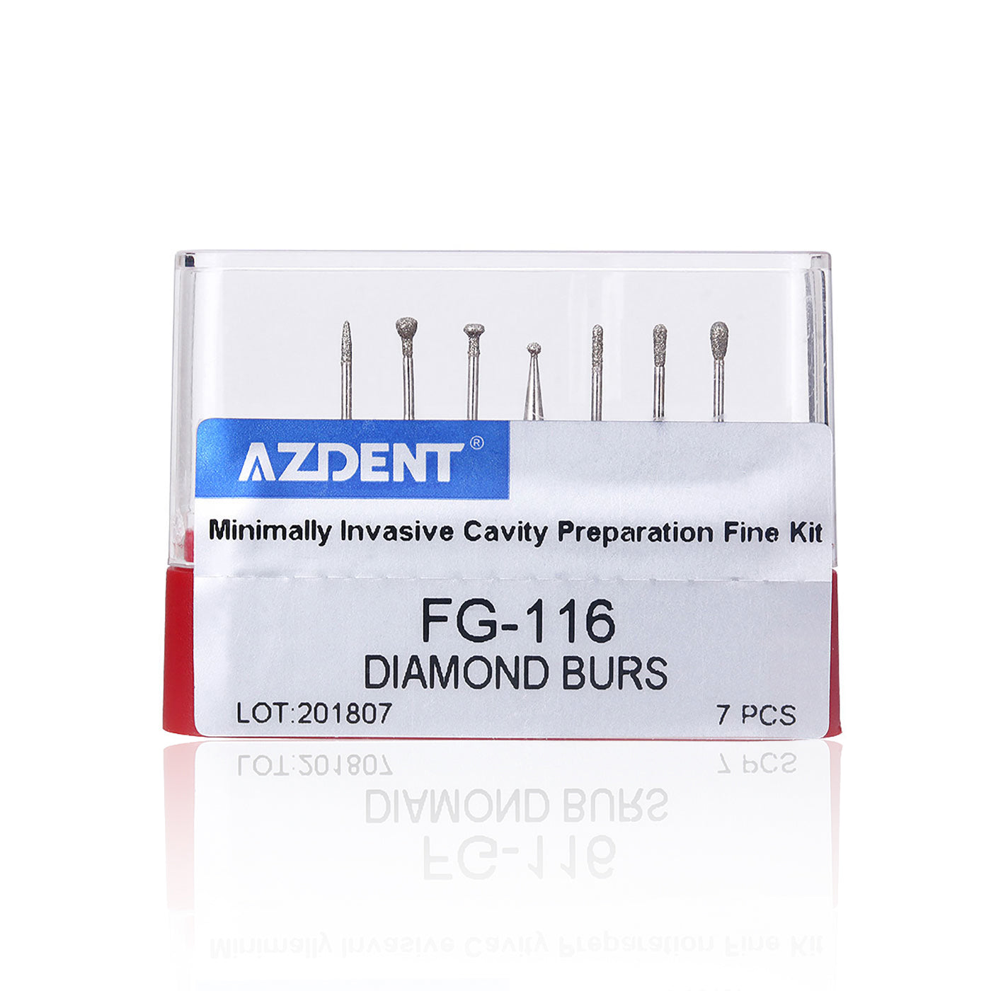 AZDENT Diamond Burs FG-116 Minimally Invasive Cavity Preparation Fine Kit 7pcs/Kit-azdentall.com