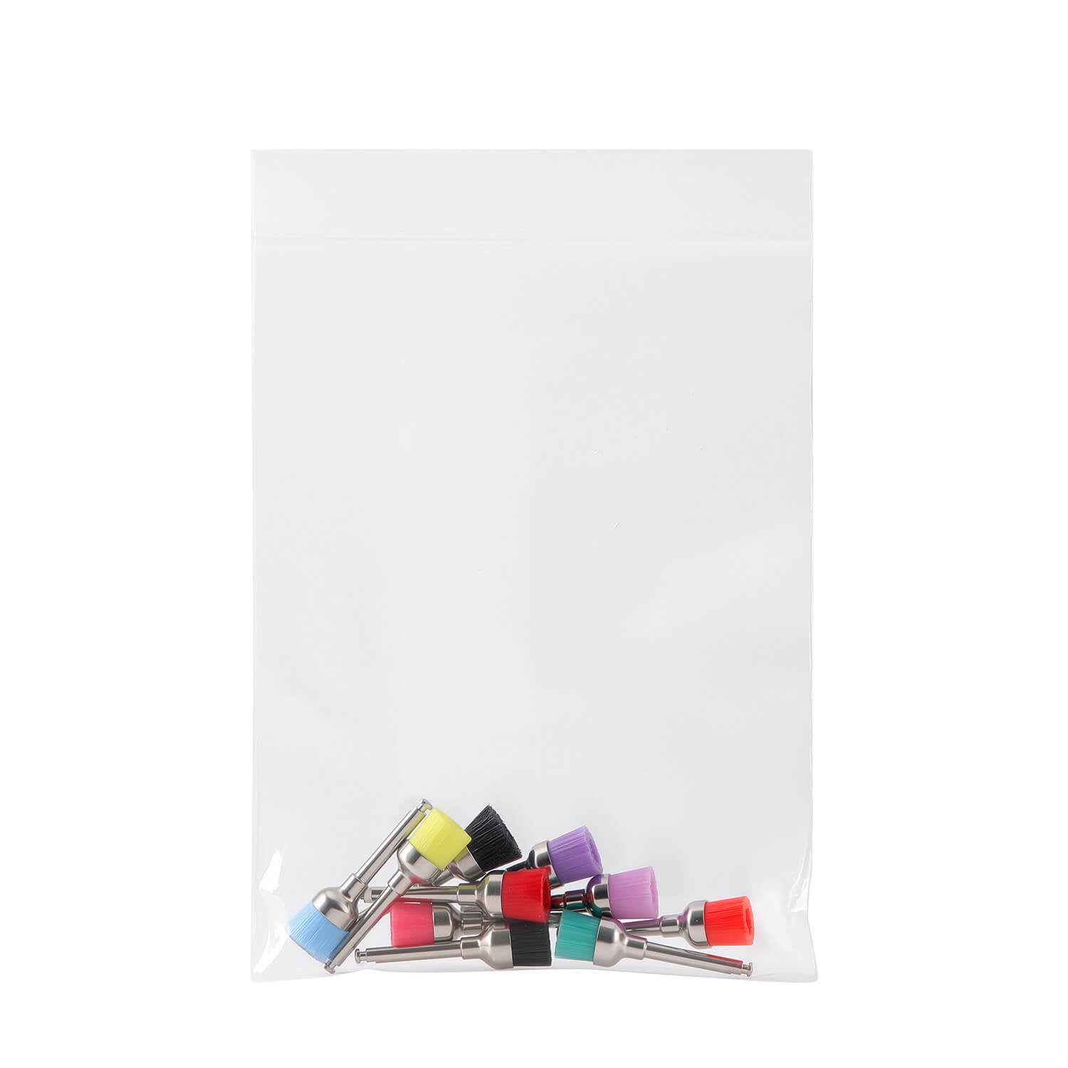 Dental Colorful Nylon Prophy Polishing Brush Bowl Shape 10pcs/Pack - azdentall.com