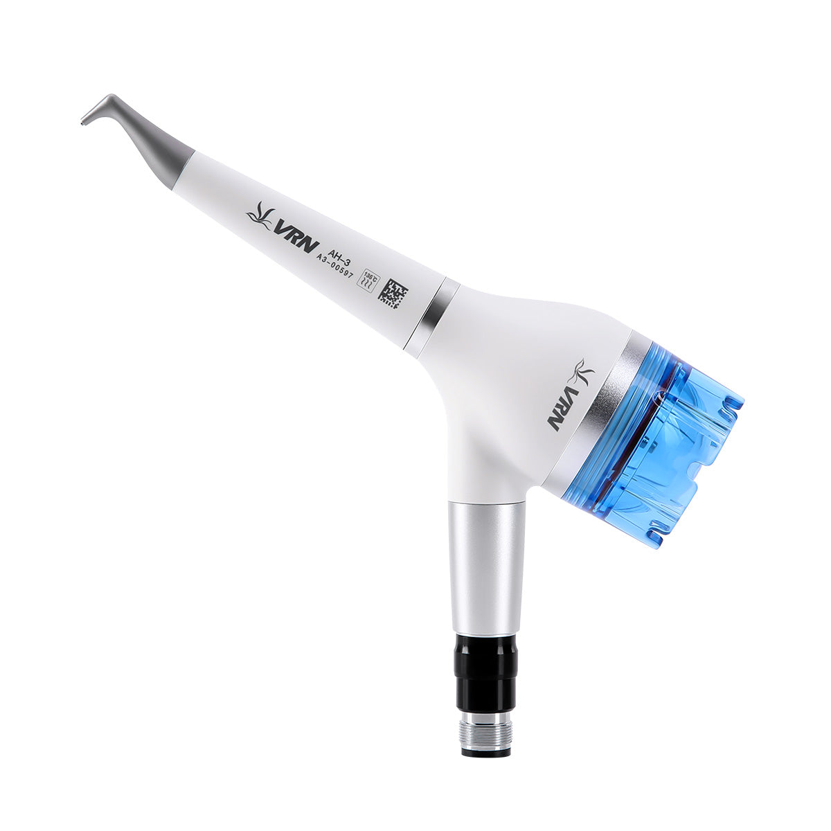 Dental 2 Hole Air Polisher Teeth Polishing Handpiece Whitening Spary Detachable 360° Rotating Handpiece With Quick Coupler