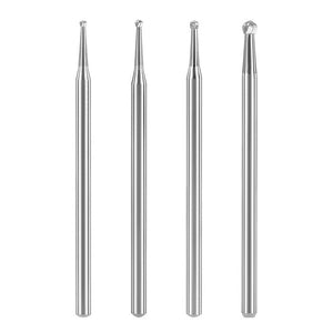 Dental Round Carbide Burs for Slow Speed Straight Nose Cone HP2/3/4/8 5pcs/Box - azdentall.com