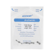 AZDENT Dental Orthodontic Accessory Closed Coil Spring 0.008 3mm 10pcs/Bag - azdentall.com