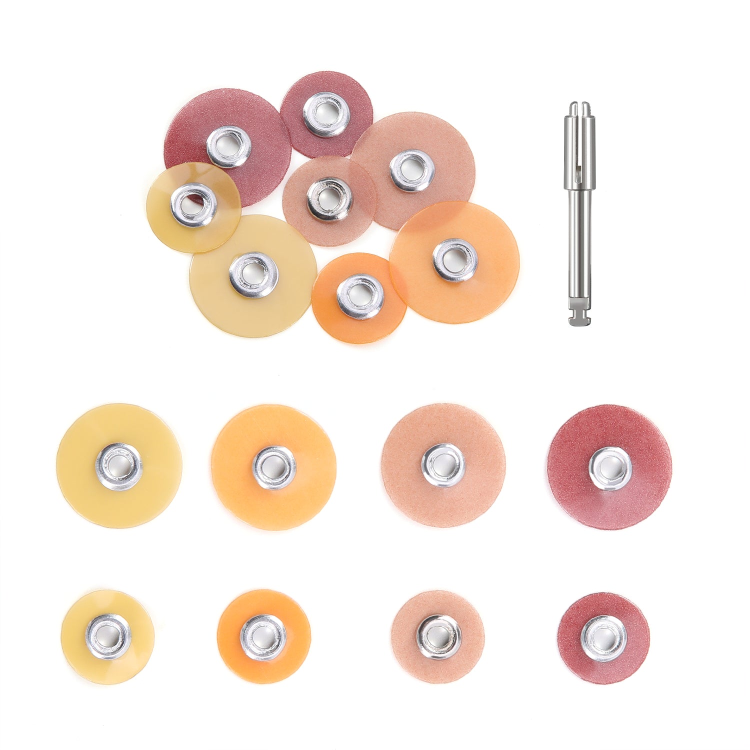 Dental Finishing & Polishing Discs 1/2" or 3/8" Coarse Medium Fine Superfine & Mandrel CA 2.35mm - azdentall.com
