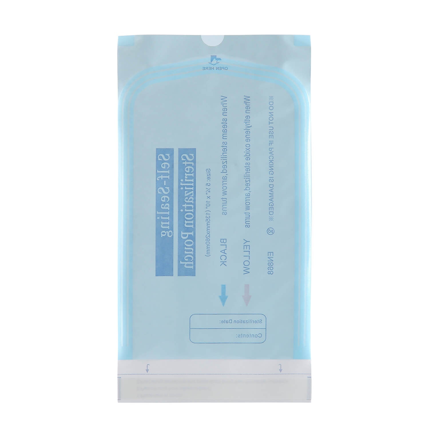 Dental Self-Sealing Sterilization Pouch 5.25”x10” 200pcs/Box - azdentall.com