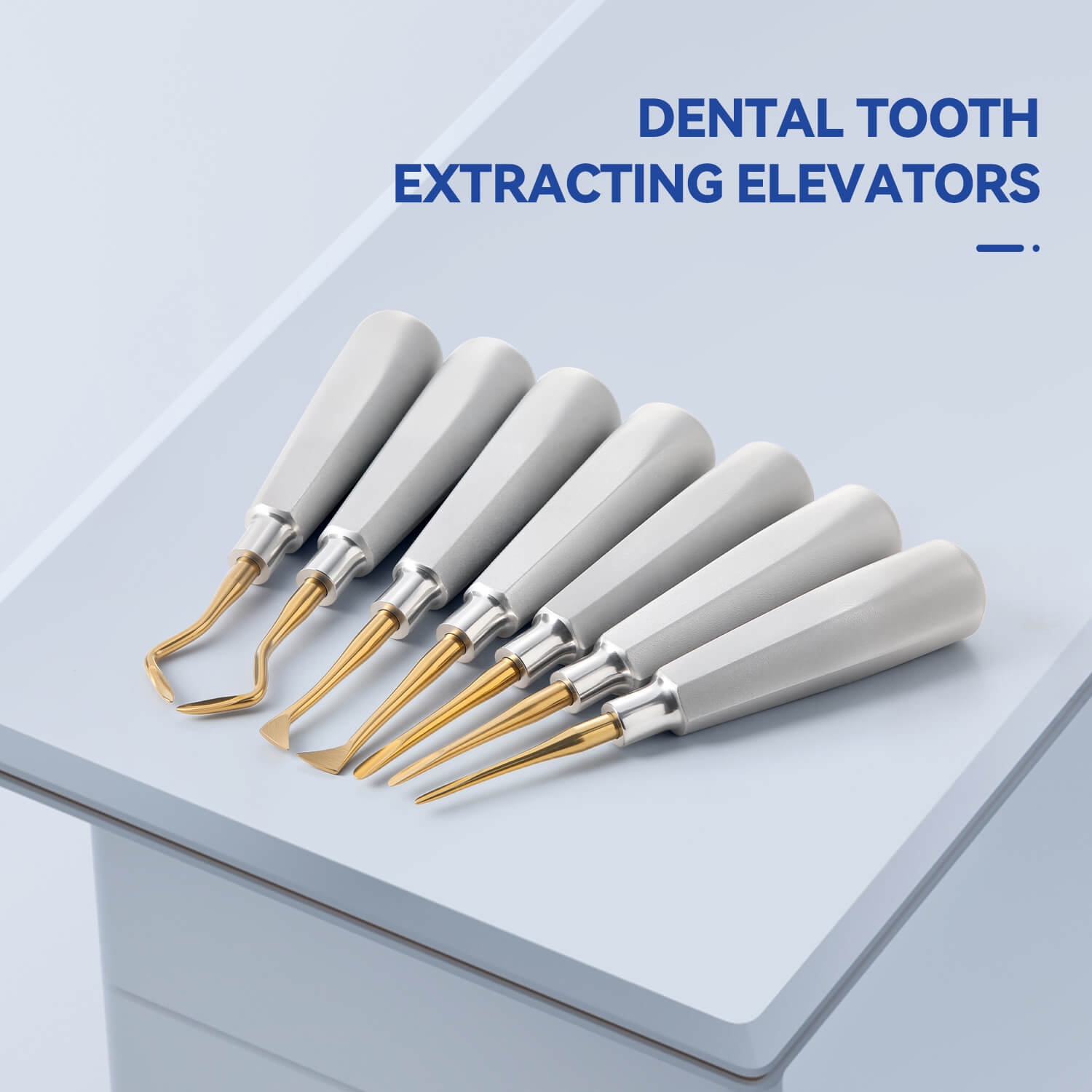 Dental Tooth Extracting Elevators Gold Tips - azdentall.com