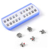 Dental Metal Monoblock Brackets Mesh Base Mini Roth/MBT 0.022" 345 Hooks 20pcs/Set - azdentall.com