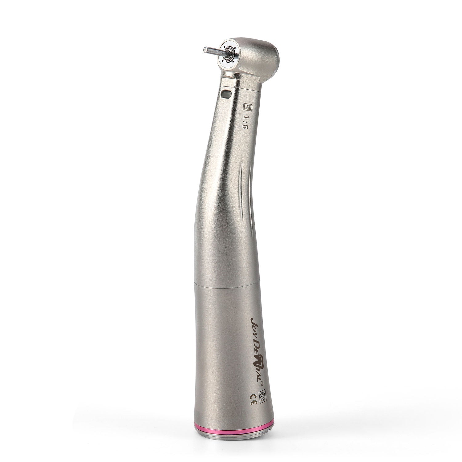 Dental Standard 1:5 Fiber Optic Increasing Electric Contra Angle Handpiece Copper Plated With Titanium - azdentall.com