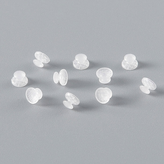 AZDENT Dental Lingual Button Bondable Composite Clear Ceramic Round/Rectangular Base 10Pcs/Bag - azdentall.com