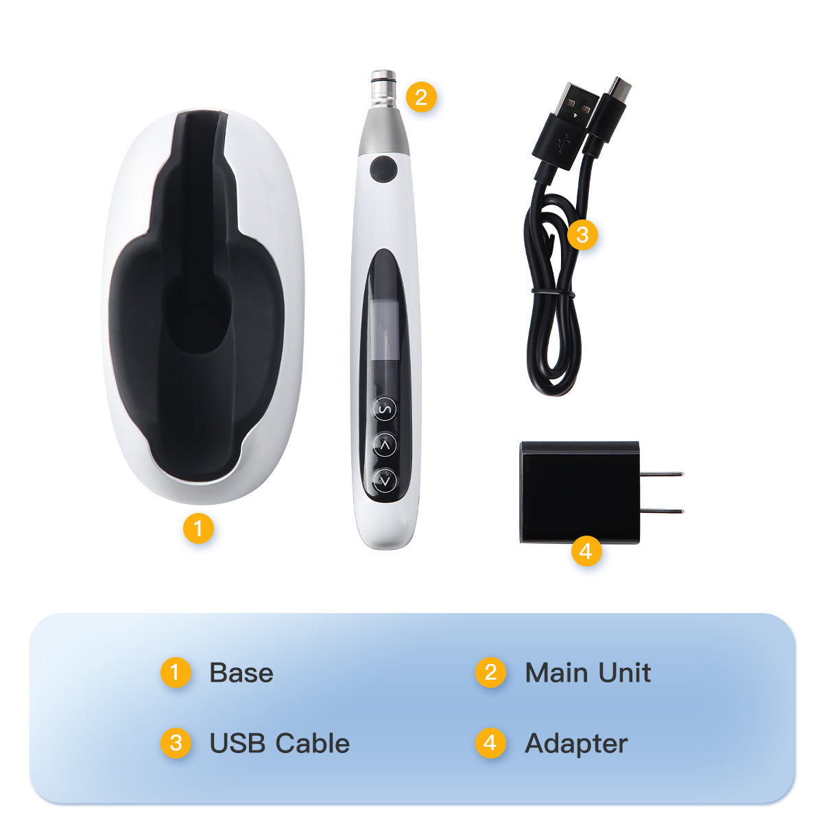 Dental Cordless Brushless Hygiene Prophy Handpiece 10 Speed Settings Prophy Angle 360° Rotating - azdentall.com