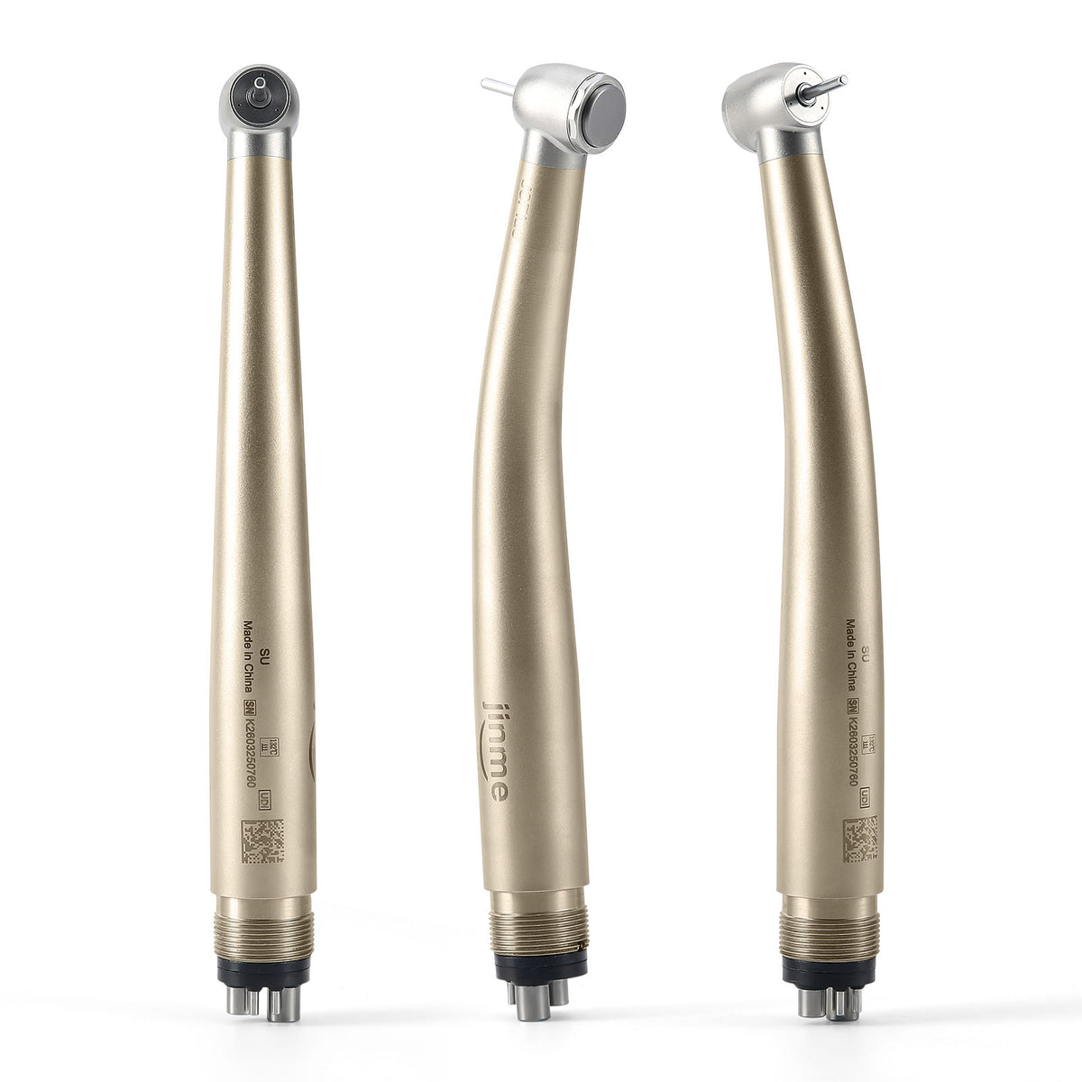 Jinme J3 Plus-SU High Speed Air Turbine Handpiece Standard Head 3 Port Spray 4 Hole - azdentall.com