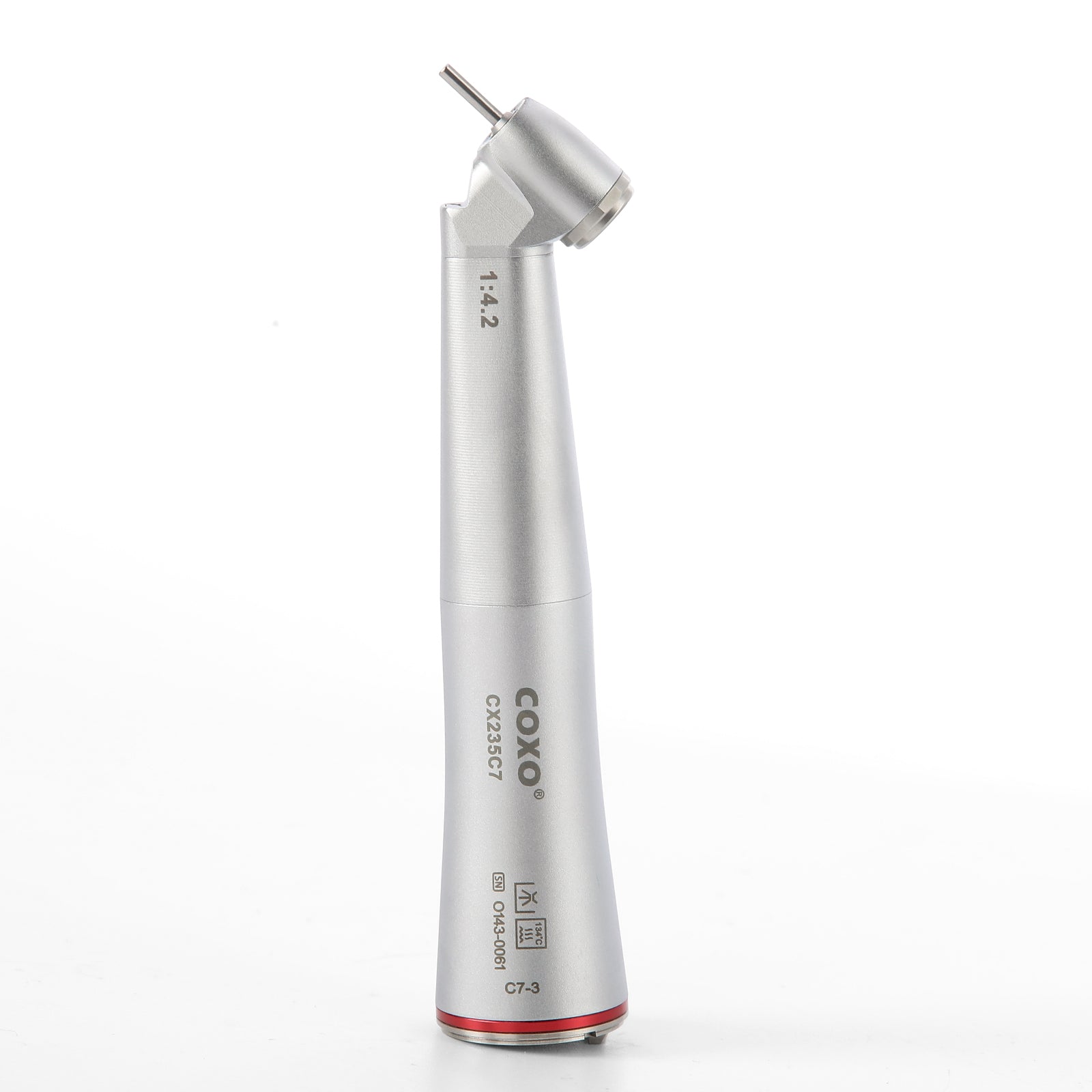 COXO Dental 1:4.2 Increasing 45 Degree Fiber Optic Electric Contra Angle Handpiece CX235C7-3 - azdentall.com