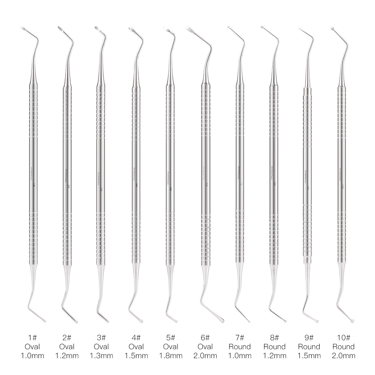 Dental Endo Spoon Excavators Stainless Steel Double Ended Instruments 1pc/Pack - azdentall.com