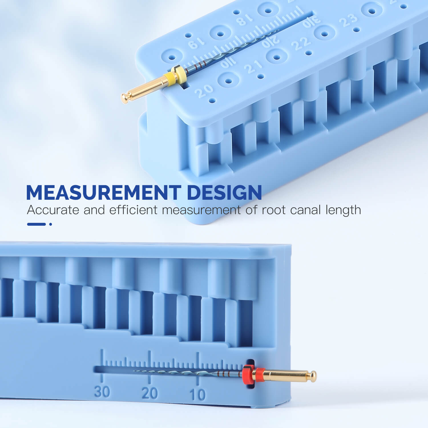 Dental Endo File Holder w/ Measuring Ruler Autoclavable - azdentall.com
