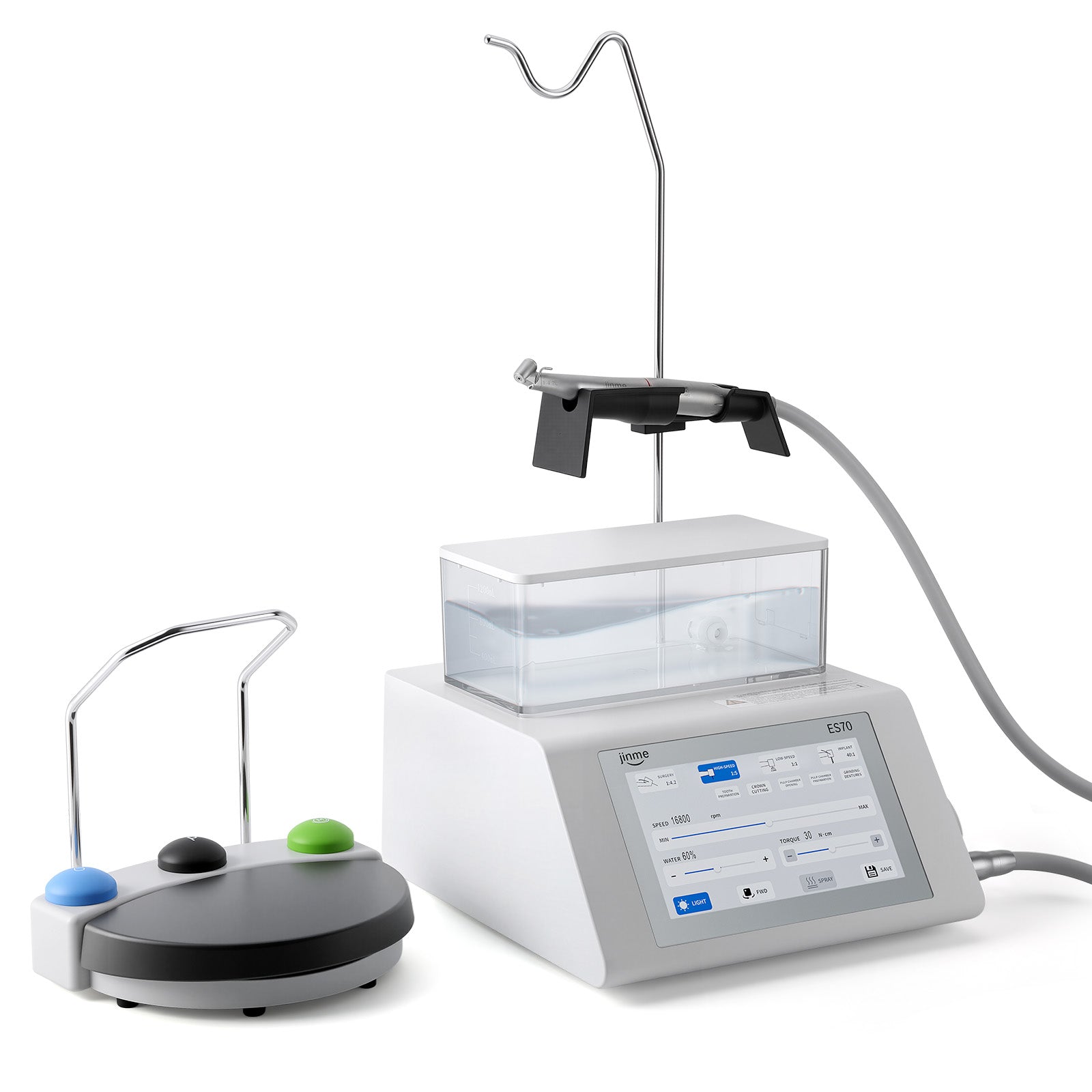 Jinme Dental Surgical System Equipping with 4 Contra Angle Electric Handpieces ES70 - azdentall.com