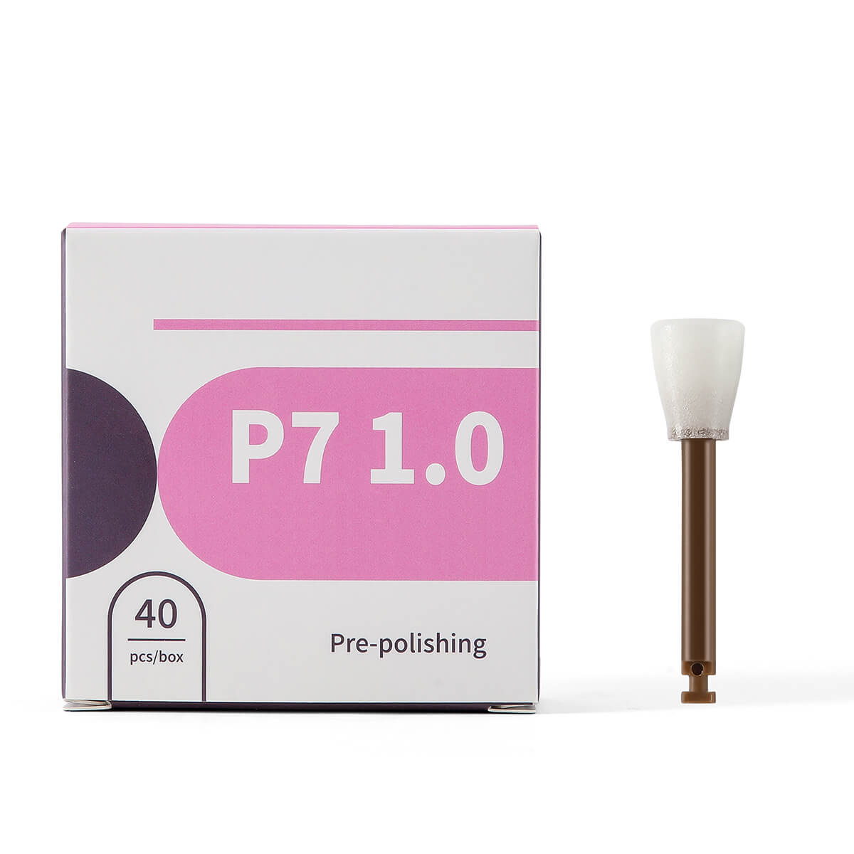 Dental Composite Polishing Cup Point Disc Polisher CA 2.35mm 40Pcs/Box - azdentall.com