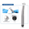 AZDENT Dental Stainless Body Shadowless LED E-generator High and Low Speed Handpiece 4 Holes - azdentall.com