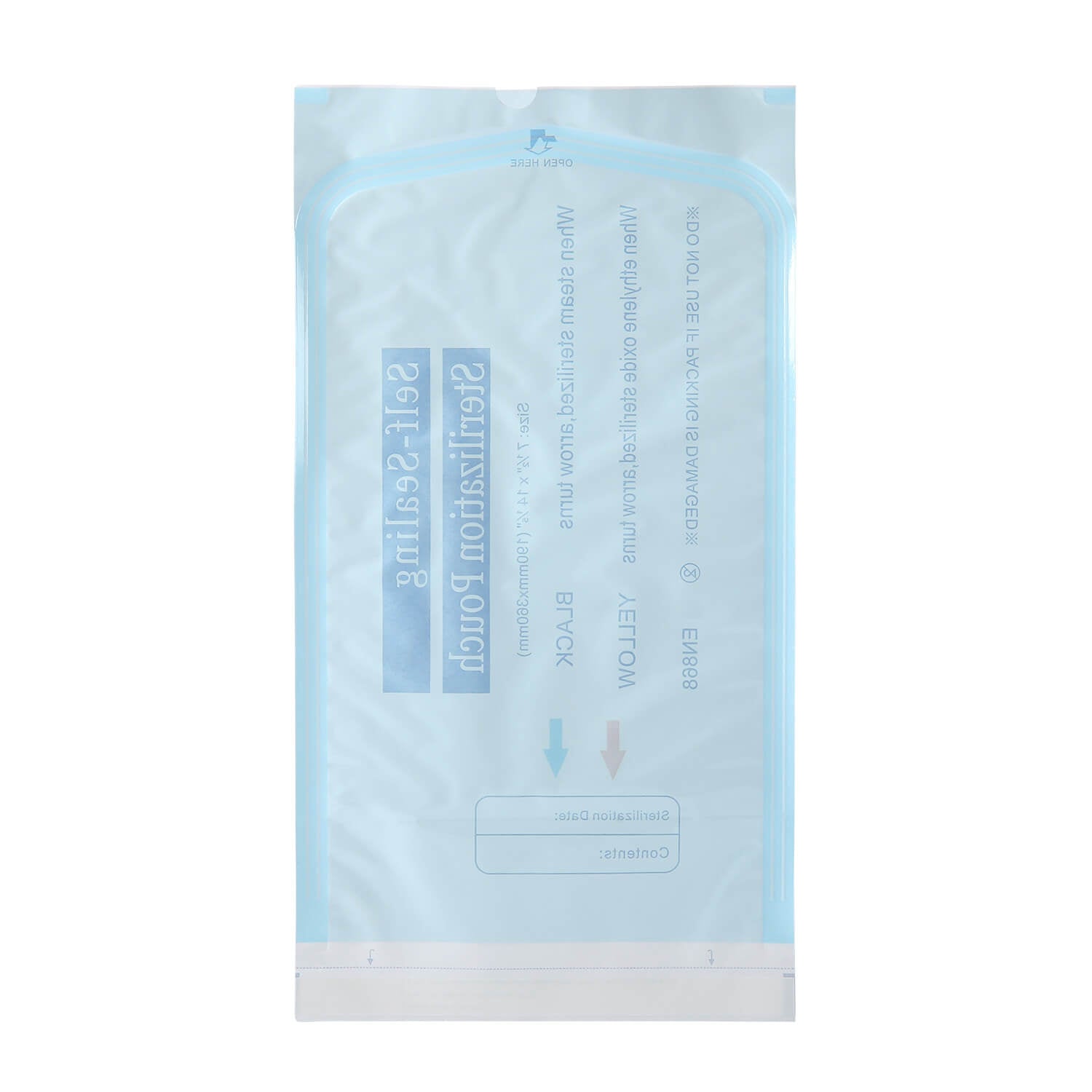 Dental Self-Sealing Sterilization Pouch 7.5”x14” 200pcs/Box - azdentall.com