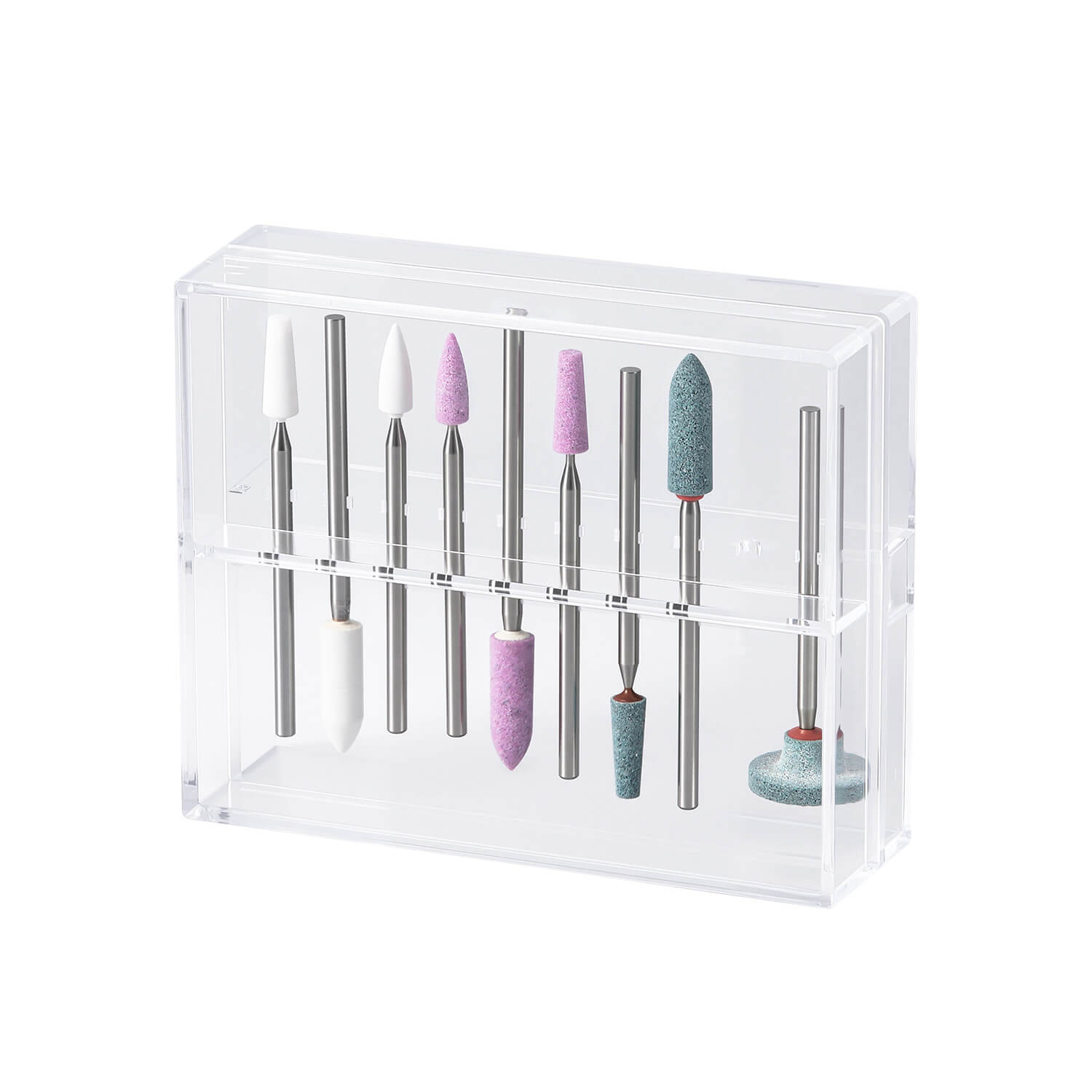 Dental Polishing Stones HP 2.35mm Ceramic Metal Composite White Green Pink Stone 9pcs/Box - azdentall.com