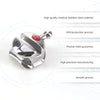 AZDENT Dental Orthodontic Q-type Metal Brackets Roth/MBT .022 Hooks On 345 20pcs/Pack - azdentall.com