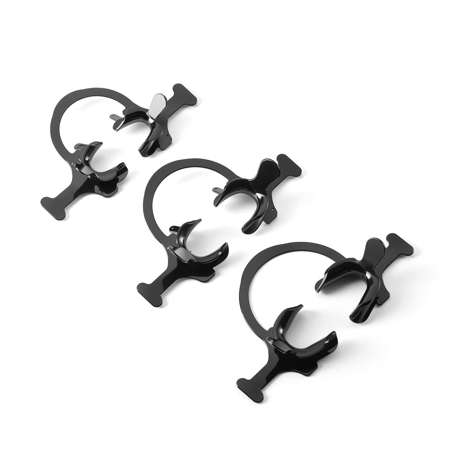 Dental Cheek Retractor Mouth Opener Cheek Expanders S/M/L Black - azdentall.com