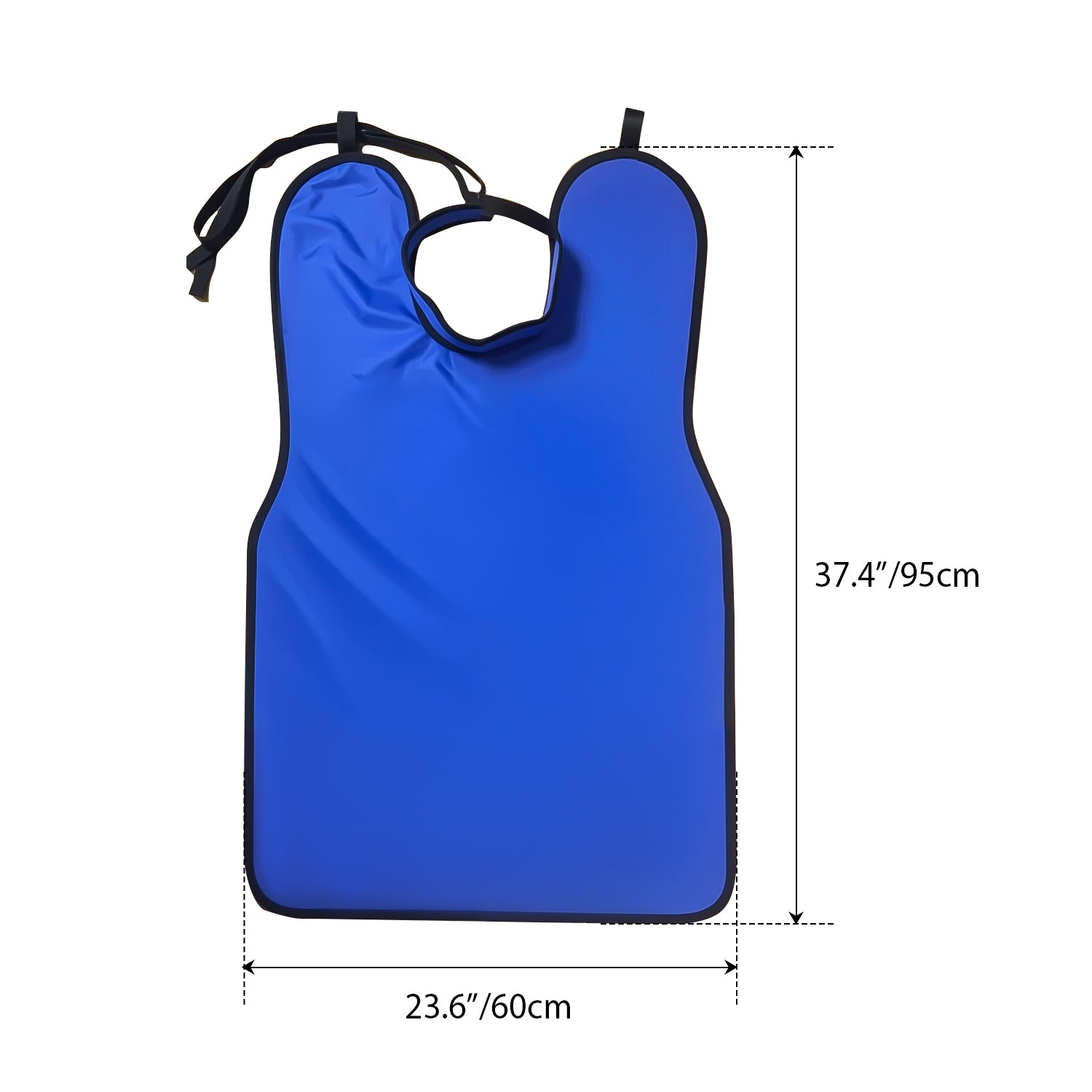 Dental X-Ray Radiation Protective Apron 0.35mmpb 95x60cm Blue - azdentall.com